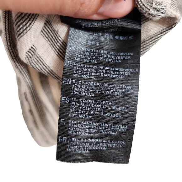 Kuhl Womens Top Small Beige Striped Jive 3/4 Sleeve Tee Dove Outdoor #8385 - Picture 9 of 13